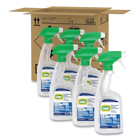 Comet Cleaners & Detergents, Spray Bottle, Fresh, 6 PK 75350